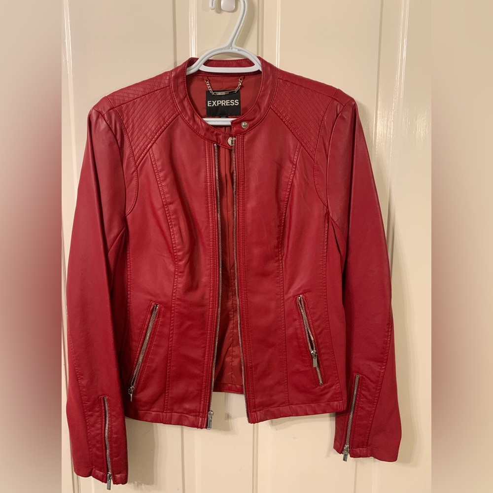 EXPRESS Minus the Leather Motto Jacket